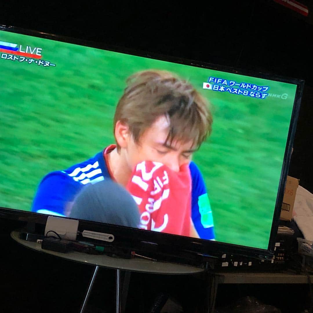 のインスタグラム：「悔しいけどいい試合だった！ 日本の誇りを感じた一戦でした！」