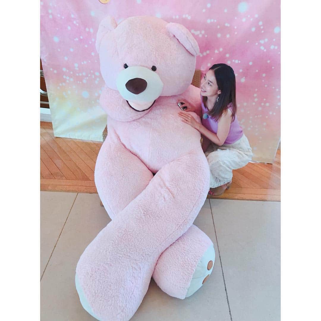 のインスタグラム：「Pink bear🐻💗 #ヒルトンお台場 #ゆめかわ」