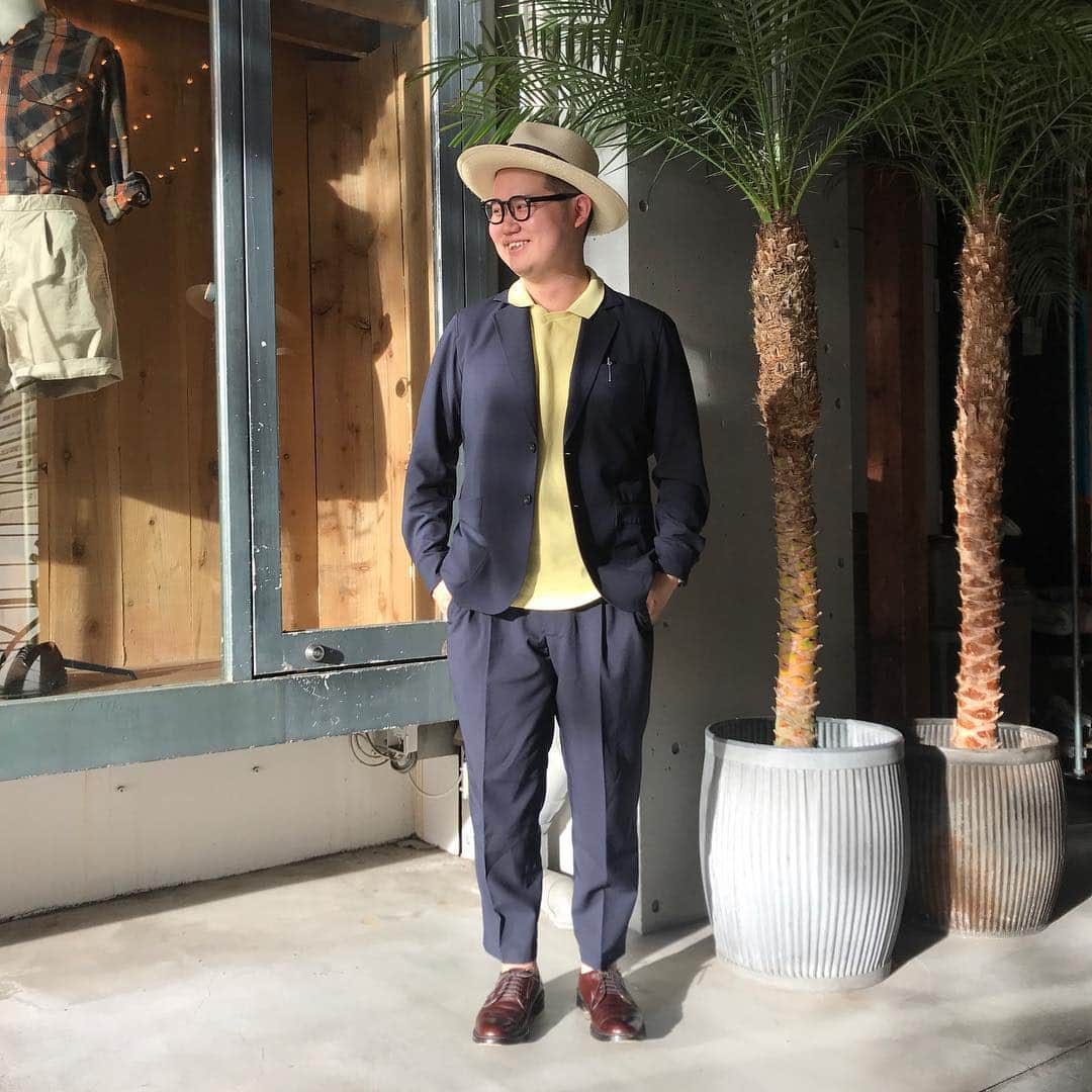 BEAMS+さんのインスタグラム写真 - (BEAMS+Instagram)「2018 Spring&Summer Plus Style  #beams #beamsplus #beamsplusharajuku #beamsstaffstyling #harajuku #tokyo #mojito #ritzjacket #gulfstreampants #alden #d6419 #sanfranciscohat #moscot #lemtosh #madeinusa #menswear #mensstyle #mensfashion」7月3日 19時59分 - beams_plus_harajuku