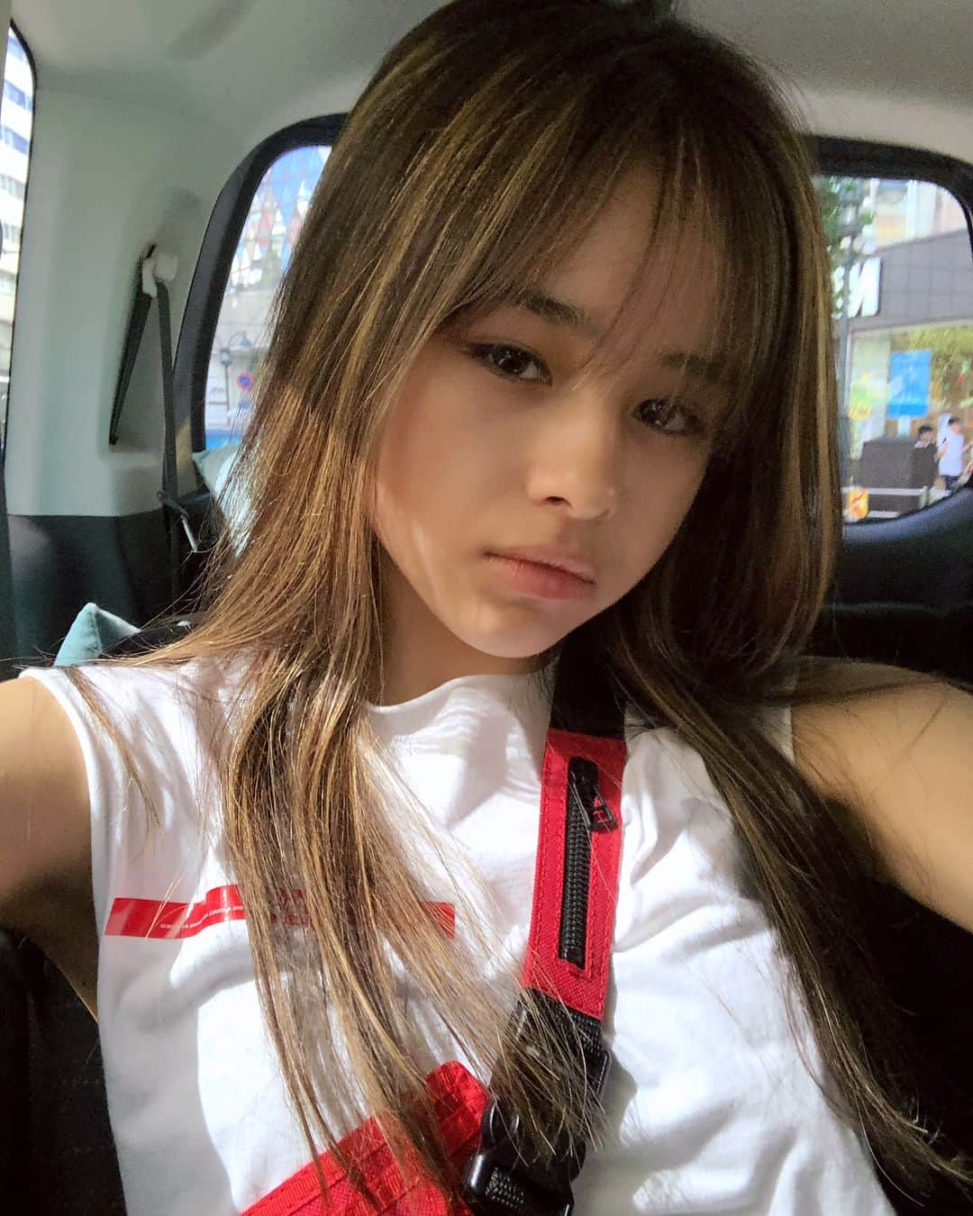 ハーヴィー瑛美のインスタグラム：「Good night 🍒」