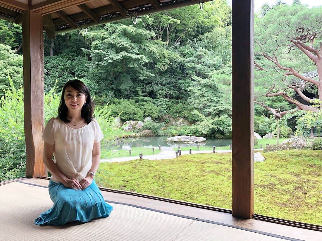 のインスタグラム：「京都 青蓮院門跡へ。緑濃い素晴らしい庭園を拝観しました。 #京都  #青蓮院門跡  #青モミジ  #kyoto  #kyotojapan  #instajapan」