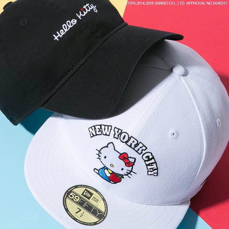 キャラディネートのインスタグラム：「#newera #neweracap #59fifty #9twenty #cap #hellowkitty #ハローキティ #キティーちゃん #charadinate #キャラディネート  https://charadinate.jp/news/11849/」