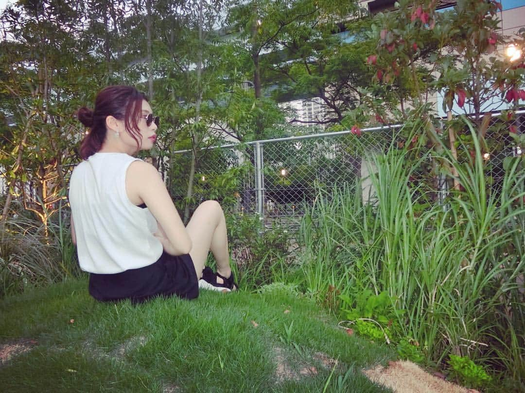 misaki saitoのインスタグラム：「🌱🌱🌱 . #japan #tokyo #instagood #green #me #girl #happy #time #style #summer」