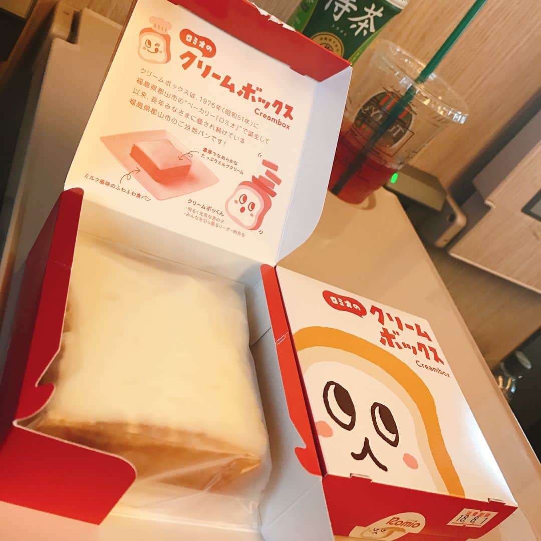 鈴木咲さんのインスタグラム写真 - (鈴木咲Instagram)「福島に行くと必ず食べるクリームボックス🍞」8月2日 21時46分 - sakisuzuki1103