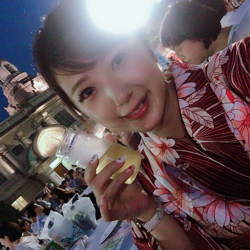 小倉遥さんのインスタグラム写真 - (小倉遥Instagram)「お酒と盆踊り」8月3日 0時25分 - haruka_ogura