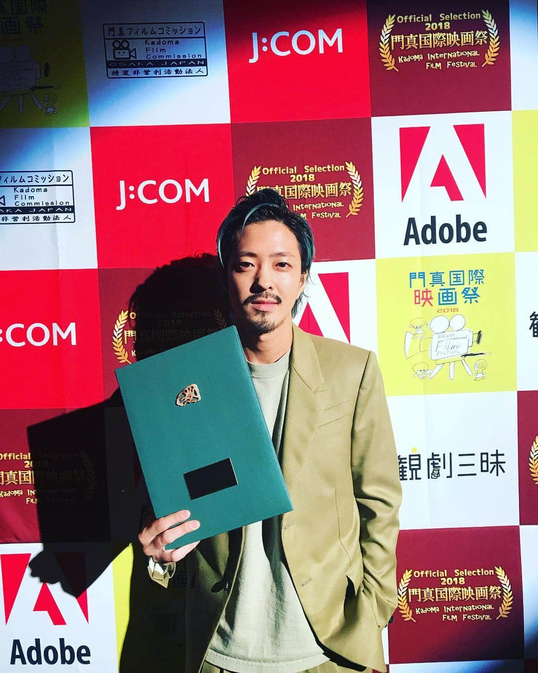 若葉竜也さんのインスタグラム写真 - (若葉竜也Instagram)「グランプリとっちゃったぜ #門真国際映画祭」7月29日 22時06分 - ryuya_wakaba.official