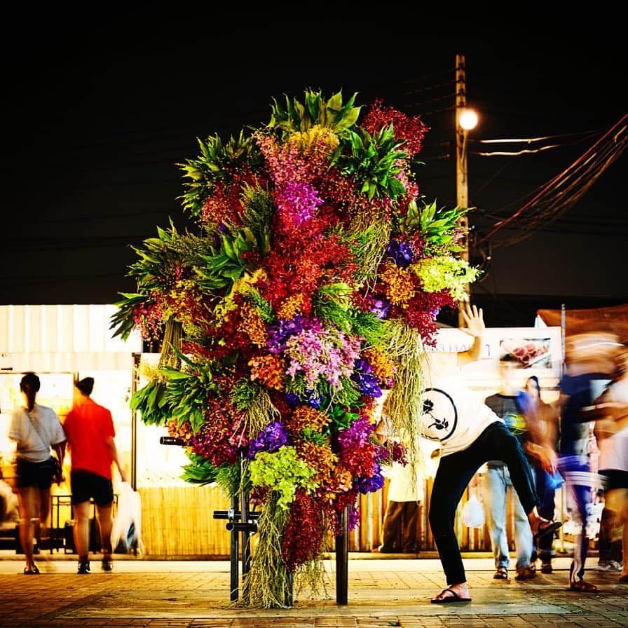 東信さんのインスタグラム写真 - (東信Instagram)「Botanical Sculpture in Thailand #amkk #amkkproject #makotoazuma #azumamakoto #東信花樹研究所 #東信 #jardinsdesfleurs #shiinokishunsuke #flowerart #flower #flowers #BotanicalSculpture #thailand」7月30日 23時19分 - azumamakoto