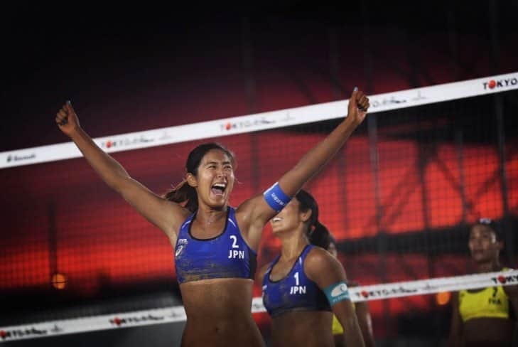 のインスタグラム：「🗼🇯🇵😎🌇 どんな状況も楽しむこと。 #roadtotokyo JVA BEACH VOLLEY BALL提供の写真です」