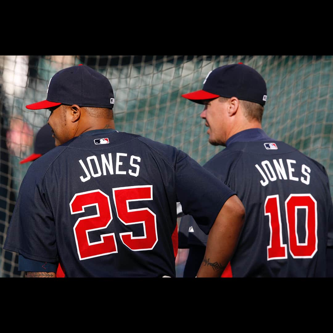 アンドリュー・ジョーンズさんのインスタグラム写真 - (アンドリュー・ジョーンズInstagram)「I’m happy and proud of my teammate @realcj10 for being inducted into the H.O.F @braves @baseballhall #jonesboys #proudteammate #10 #25 #bravescountry」7月31日 7時48分 - therealandruwjones