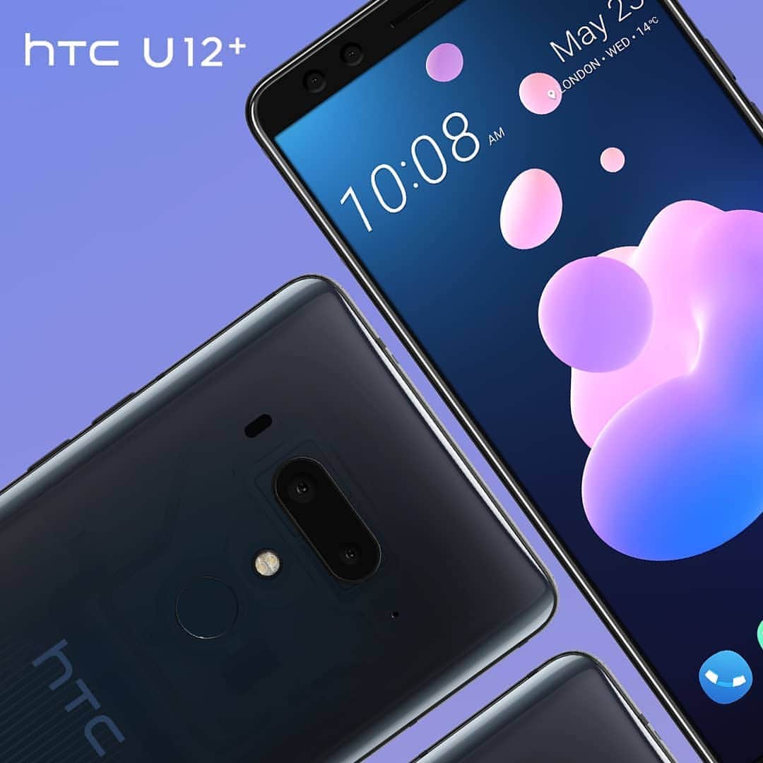 のインスタグラム：「✔️ Liquid Surface design ✔️ Translucent ✔️ Ultra thin border  With the HTC U12+, we've once again pushed the limits of design.  #HTCU12Plus」