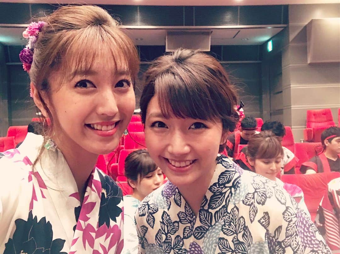 小澤陽子さんのインスタグラム写真 - (小澤陽子Instagram)「at work☻ . 『ようこそ‼︎ ワンガン夏祭り THE ODAIBA 2018』が、土曜日に開幕しました！🍉🎐🌽 . . 我らアナウンサーも、精一杯盛り上げていければと思っておりますので、みなさん是非、お台場の夏の想い出を作りに、遊びに来てください😊💖 お待ちしております！！ . .  #ワンガン夏祭り #フジテレビ女性アナウンサー は #歌と踊り を #ワンガン娘18 #フジテレビ男性アナウンサー は #筋肉と太鼓のパフォーマンス #四代目オマツリ男アナ #村田諒太 選手の光栄なパンチを受ける#谷岡アナ」7月31日 23時32分 - yoko.ozawa729