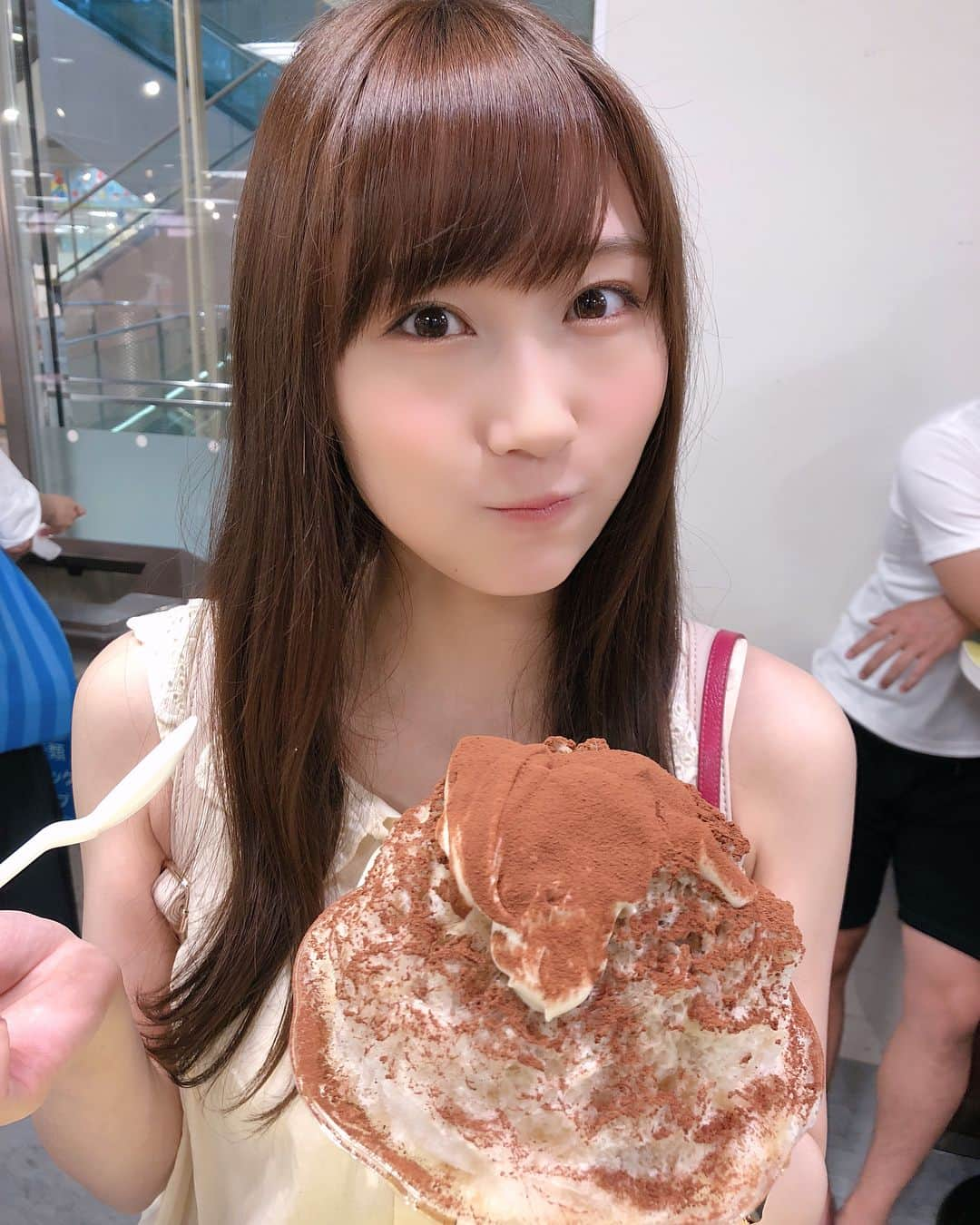 矢倉楓子さんのインスタグラム写真 - (矢倉楓子Instagram)「#あいぱく2018 やっと🍦♡！ ＊ しあわせすぎました〜☺️❤️ ＊  #あいぱく ⌚️#lobor」8月1日 22時05分 - fufu_ice