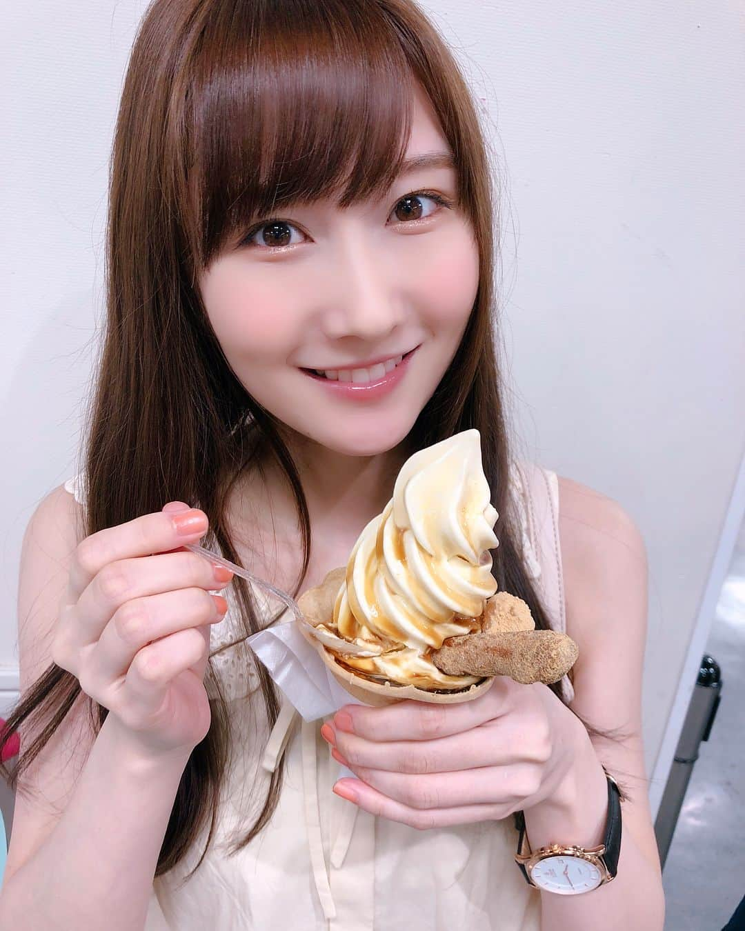 矢倉楓子さんのインスタグラム写真 - (矢倉楓子Instagram)「#あいぱく2018 やっと🍦♡！ ＊ しあわせすぎました〜☺️❤️ ＊  #あいぱく ⌚️#lobor」8月1日 22時05分 - fufu_ice