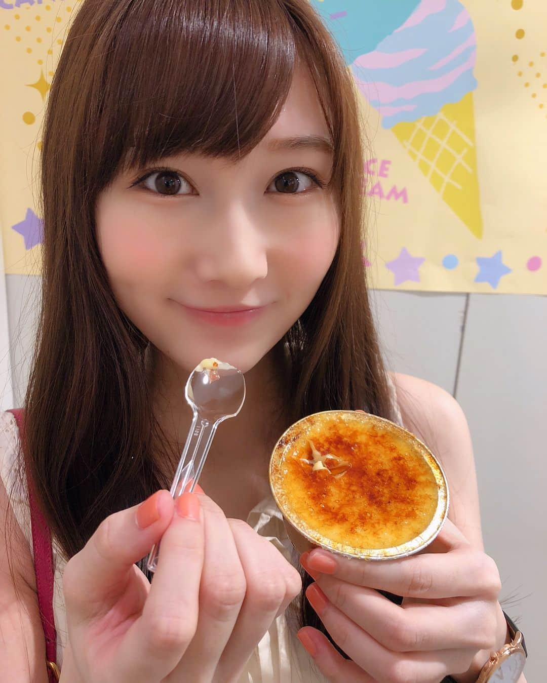 矢倉楓子さんのインスタグラム写真 - (矢倉楓子Instagram)「#あいぱく2018 やっと🍦♡！ ＊ しあわせすぎました〜☺️❤️ ＊  #あいぱく ⌚️#lobor」8月1日 22時05分 - fufu_ice