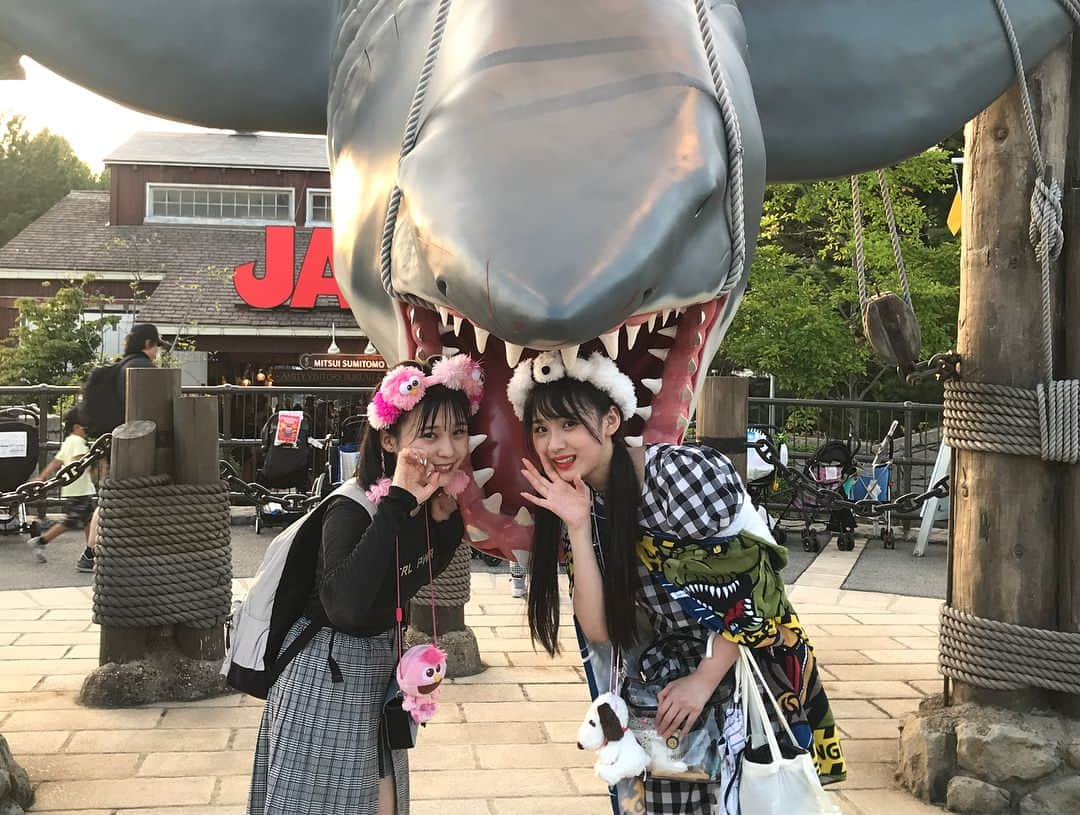 村川緋杏さんのインスタグラム写真 - (村川緋杏Instagram)「. . 2人の写真シリーズ🤳 . #平成最後の夏 #USJ #universalstudiosjapan #ユニバ #ユニバーサルスタジオジャパン #モッピー #moppy #pink #荒巻美咲 . . #左がミラクル大天使で右がミラクル大大大天使ね！」8月1日 22時46分 - murakawabibiann