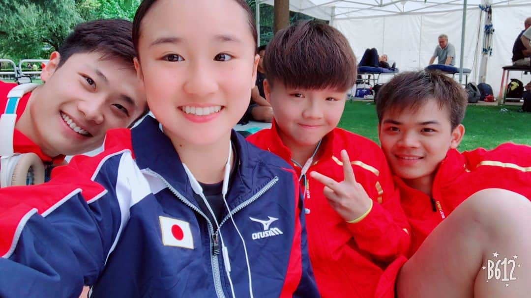 金戸凜さんのインスタグラム写真 - (金戸凜Instagram)「The Italy Grand Prix is over.🇮🇹 ・ The result of the game was not good, but I got a good experience. ・ And I made new friends. ・ I am really happy to be able to take pictures with British divers. I love 🇬🇧💗 ・ I hope to see you again. ・ Next >> Spain🇪🇸 ・ ・ #italy #grandprix #happy #🇬🇧 #next #🇪🇸」7月9日 15時30分 - rin.kaneto