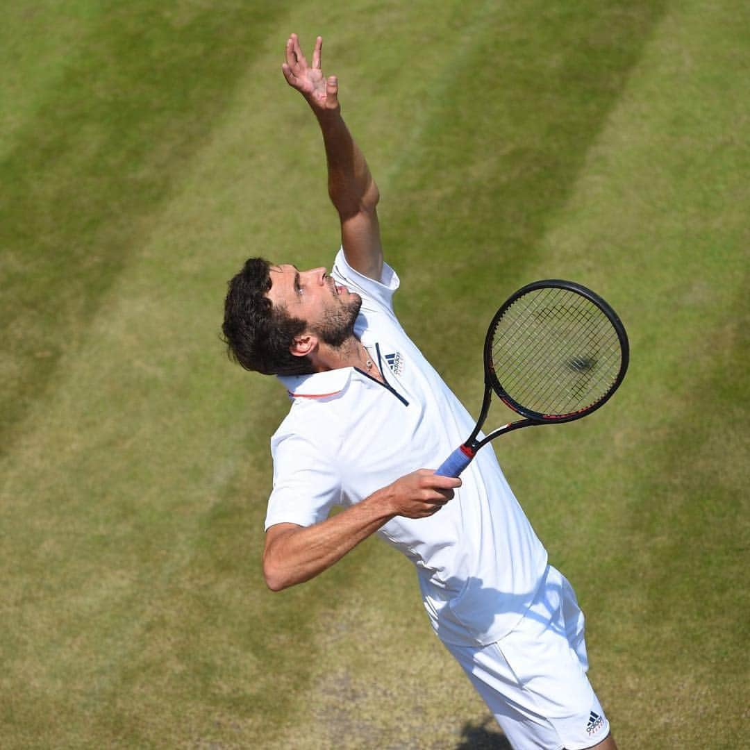 ジル・シモンのインスタグラム：「#GillesSimon #Simon #Wimbledon #Wimbledon2018」