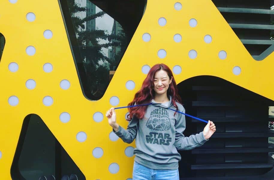 ステファニー・リーのインスタグラム：「STARWARS⭐️ #daizsports #데이즈스포츠」