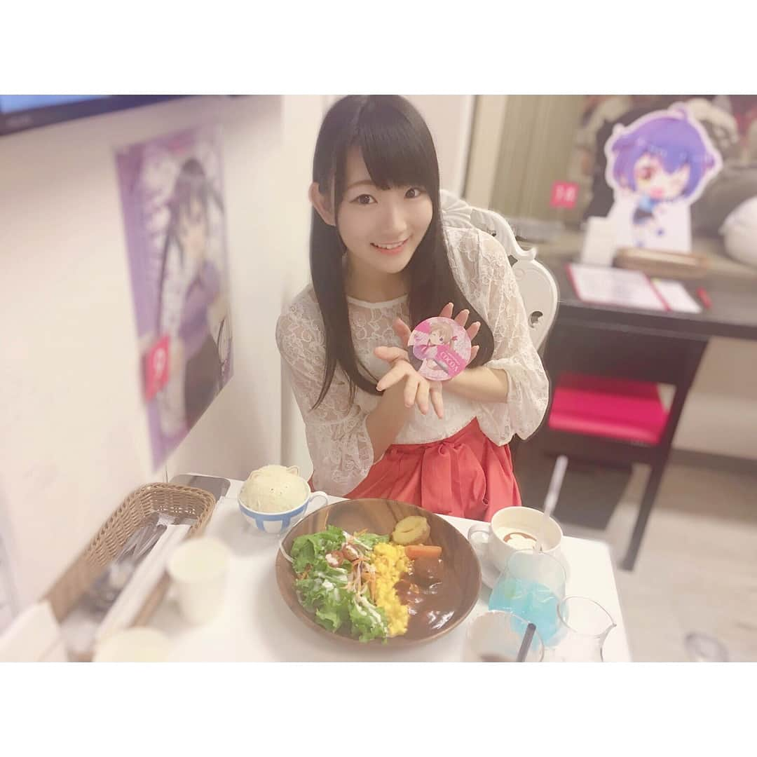 衛藤愛祐美さんのインスタグラム写真 - (衛藤愛祐美Instagram)「この間ごちうさカフェに行った時の🐰💕 #初投稿 #ドキドキ  #ご注文はうさぎですか  #ごちうさカフェ #アニメ好きな人と繋がりたい #声優  #プラチナムプロダクション #よろしくお願いします  #インスタ初心者 #優しくしてね(？)」7月10日 21時55分 - _eto_ayumi