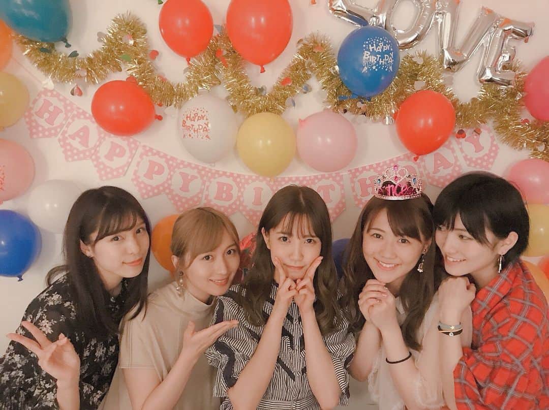 加藤玲奈のインスタグラム：「大好きな人達がお祝いしてくれました💕 たくさん笑って幸せな誕生日でした。みんな本当にありがとう。 大好き❤️」