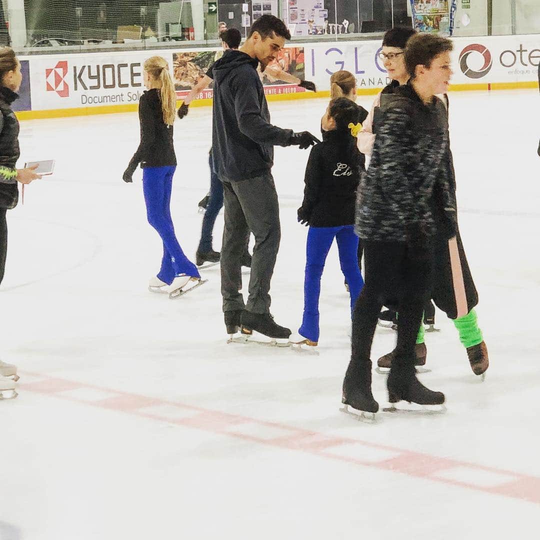 ブライアン・オーサーのインスタグラム：「Javi is hard at work!  Great teacher. #javierfernandez #granada summer camp」