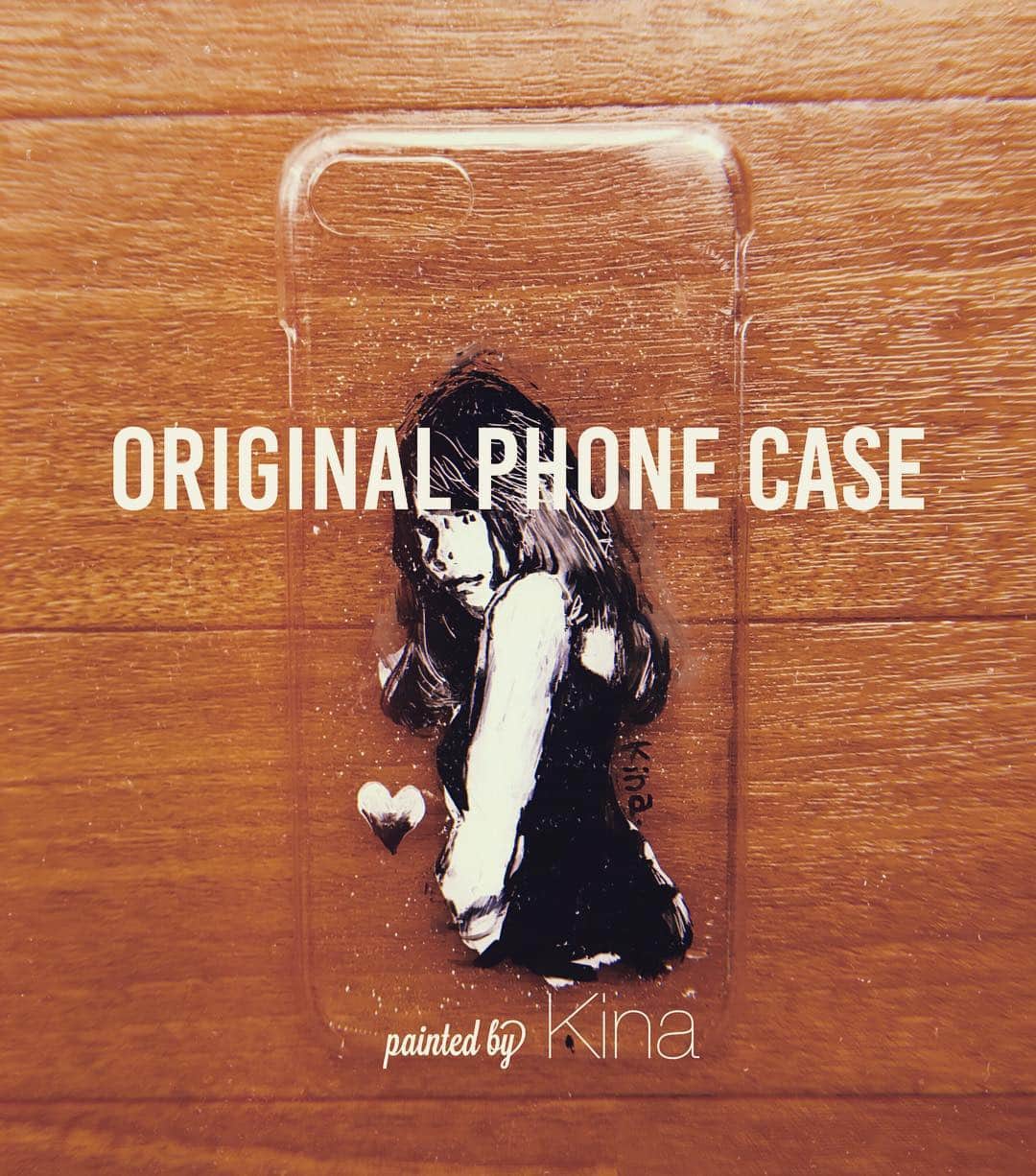 二宮愛のインスタグラム：「自分を表現することをやめない。 ________________ #オリジナル #iphonecase  #デザイン @the_kinasketch  ________________ まだまだ改良中ですが、DMでオーダーも受け付けているようです👓」