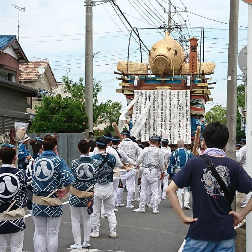 安田さちさんのインスタグラム写真 - (安田さちInstagram)「よじごじDAYS生中継！ 「佐原の大祭夏祭り」の、迫力ある山車をご紹介しました☺️ 佐原の皆さんは優しい方ばかりで、お茶を下さったり扇風機を私に向けて下さったり、そのお陰で暑くても頑張れました😌  明後日15日まで開催しています！  行かれる方は暑さ対策をしっかりして下さいね🙇☀️ #よじごじDAYS  #テレビ東京 #千葉県香取市 #関東三大祭り #佐原の大祭」7月13日 19時40分 - sachi.yasuda31