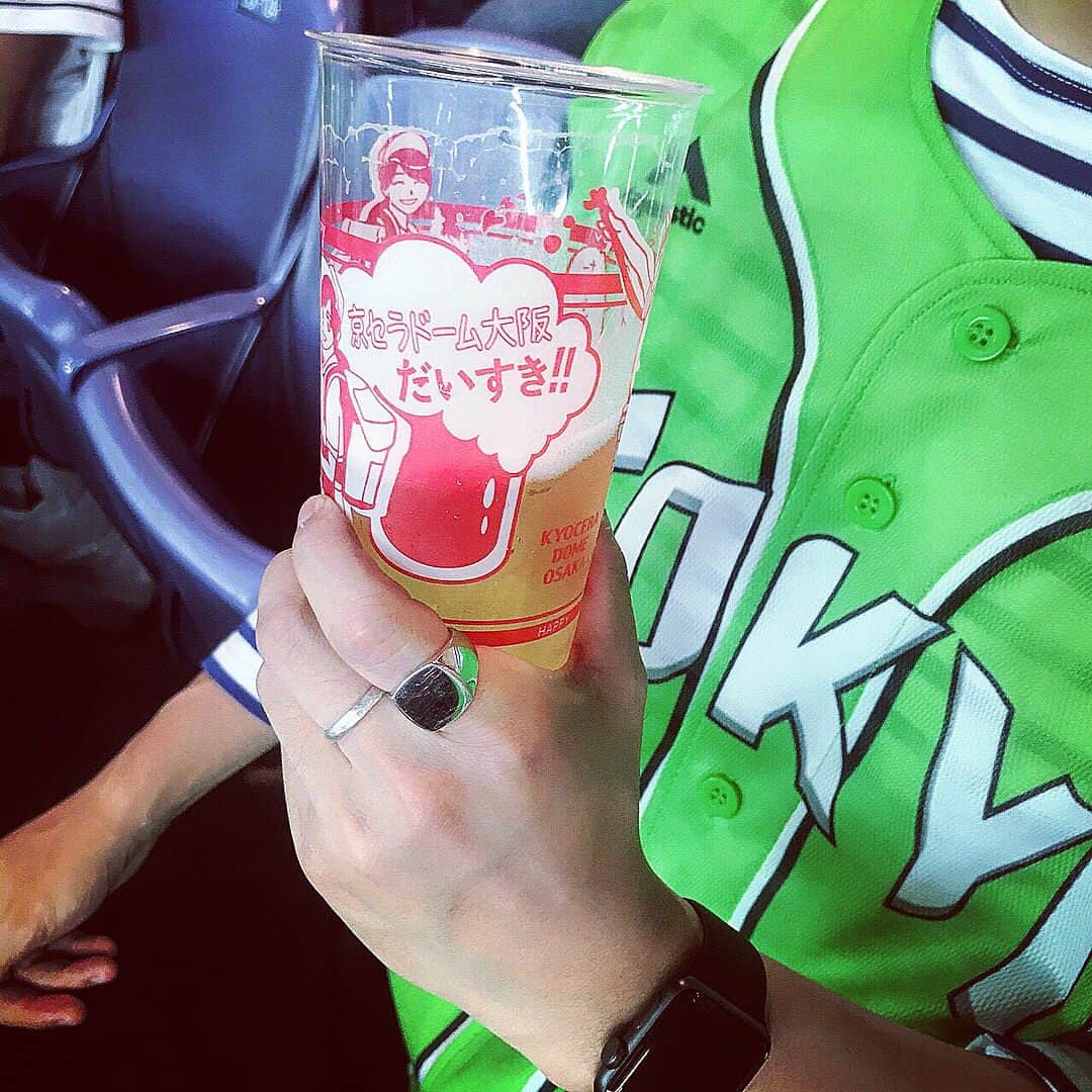 のインスタグラム：「マイナビオールスターゲーム2018🍻#球宴 #ヤクルトスワローズ #オールスター #京セラドーム大阪」