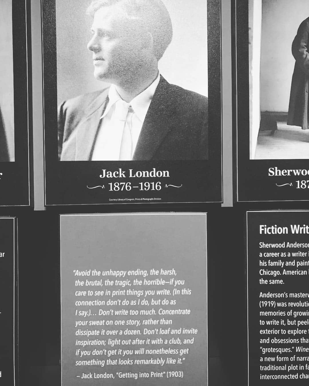 リック・ヤンシーのインスタグラム：「Visiting @americanwritersmuseum」