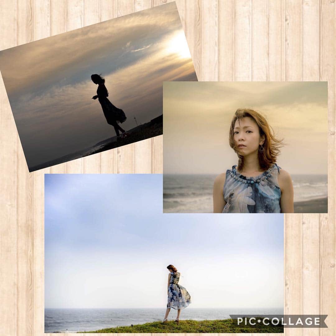 水村真悠子のインスタグラム：「今日は、海の日でしたね🌊 たまたま、海で撮影してました！！ それにしても、強風だったな〜😂 . そして、キスマイ無事にオーラス お疲れ様でした！！ ❤️💙💜🧡💖💛💚 . #海の日 #海で撮影 #撮影 #作品撮り #ポートレート #フリーモデル #サンセット #キスマイ #オーラス #オーラス入りたかった」