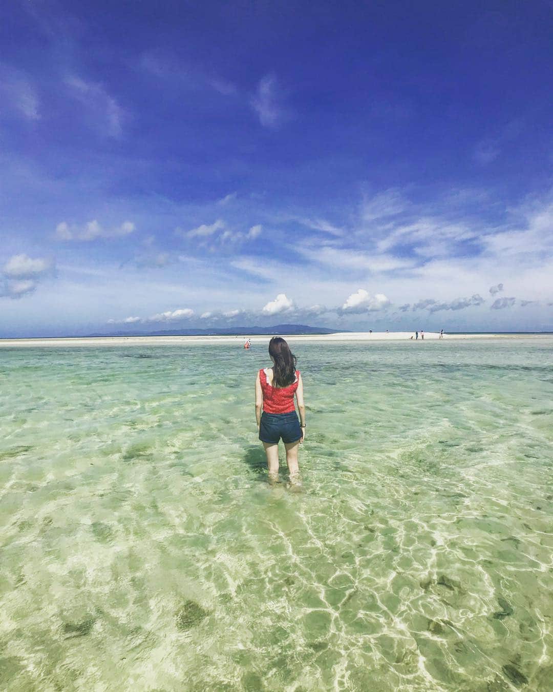 團遥香さんのインスタグラム写真 - (團遥香Instagram)「今日は#海の日 という事で、、、 また行きたい沖縄の海写真をUPします🐟 本当に暑い毎日だけど、海かプールに行きたいな💗」7月16日 19時13分 - haruka_dan_official