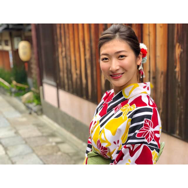 池江璃花子さんのインスタグラム写真 - (池江璃花子Instagram)「* This is Yukata👘 It is a tradition of Japan!🇯🇵✨ #京都 #kyoto」7月16日 21時21分 - ikee.rikako