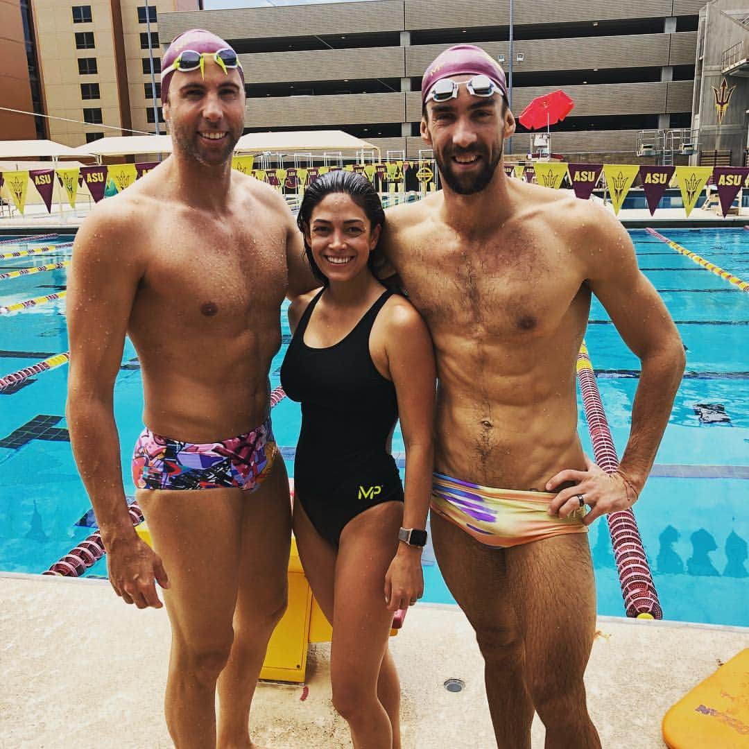 マイケル・フェルプスさんのインスタグラム写真 - (マイケル・フェルプスInstagram)「Fun swim today with @mrs.nicolephelps and @grant__hackett !」7月17日 4時27分 - m_phelps00