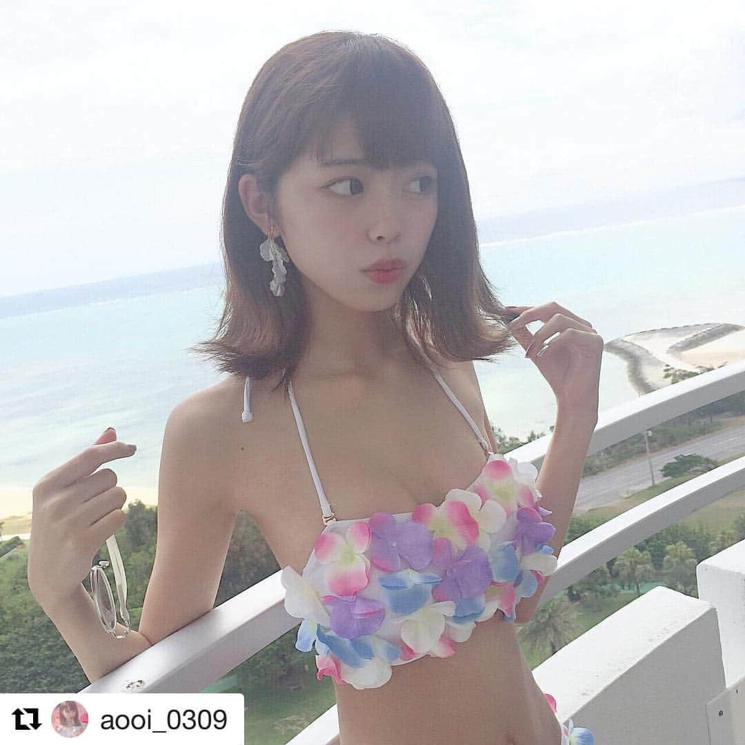 水着美女のインスタグラム：「【水着美女】 リポストで素敵な水着美女を紹介させていただきます💁‍♀️ 素敵な投稿楽しみにしています✨ ありがとうございました！  #水着#水着美女#モデル#可愛い#綺麗#夏コーデ#ビキニ#美女#女子力  #Repost @aooi_0309 with @get_repost ・・・ #過去pic#okinawa#happy#me#instalike#instagood #good#水着」