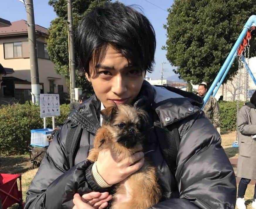 フジテレビ「パフェちっく！」のインスタグラム：「‪【2話は7.18深夜25:35〜放送！】‬ ‪大也（ #中尾暢樹 くん）に抱かれる仔犬。心なしか顔がキリッとしています笑‬ ‪2話では風呼と大也が協力して、仔犬の飼い主を探します❣️一緒に頑張ることで、彼の新しい面が見えてキュンとしたりしますよね💓‬ ‪2話は7.18の25:35から！お楽しみに！‬ ‪https://www.fujitv.co.jp/p-tic/‬ #髙橋ひかる #中尾暢樹 #林裕一朗 #パフェちっく #マーガレットコミックス #フジテレビ」