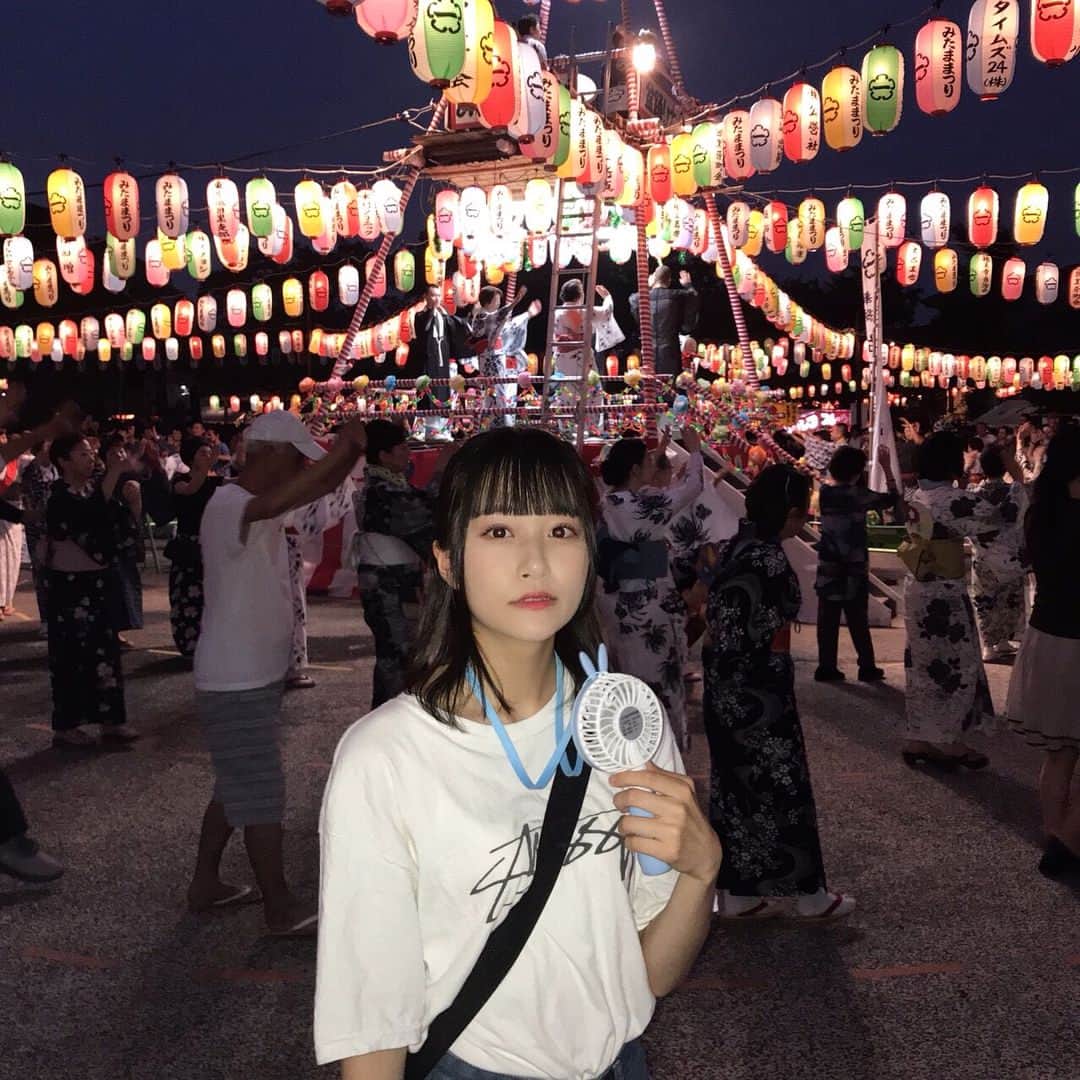 山本優菜さんのインスタグラム写真 - (山本優菜Instagram)「お祭り行ってきた🏮  人多すぎてびっくりした。  #お祭り #祐天寺 #祐天寺祭り」7月18日 21時55分 - yamamoto__yuna