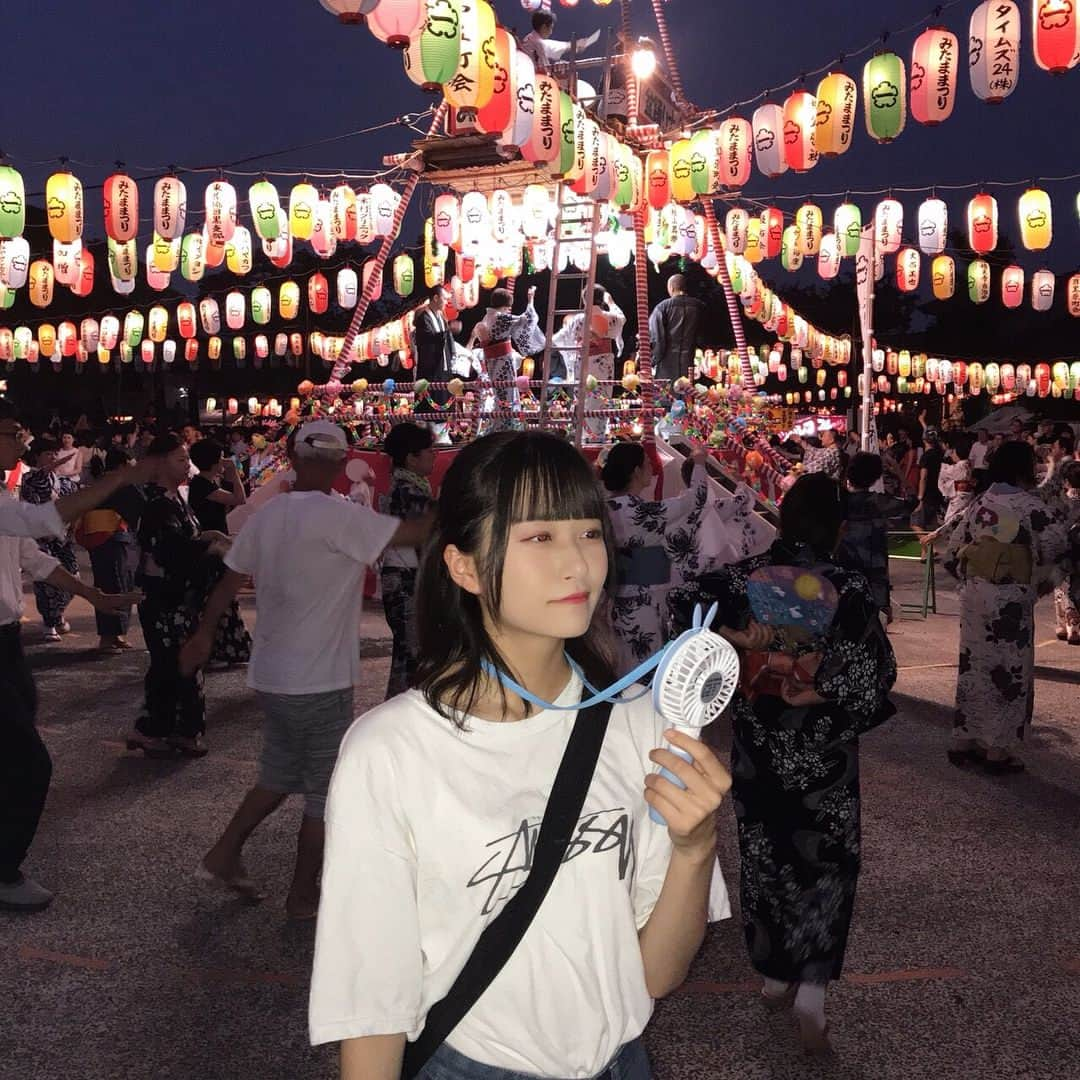 山本優菜さんのインスタグラム写真 - (山本優菜Instagram)「お祭り行ってきた🏮  人多すぎてびっくりした。  #お祭り #祐天寺 #祐天寺祭り」7月18日 21時55分 - yamamoto__yuna