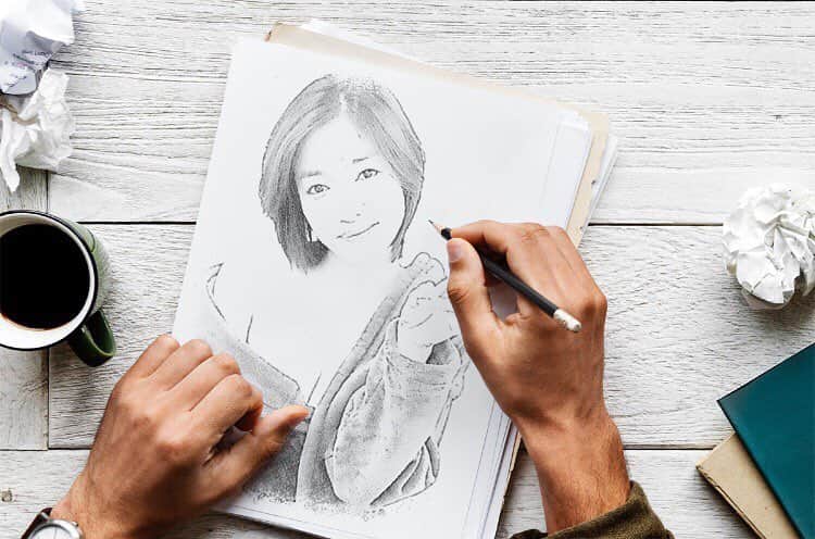 江波りゅうのインスタグラム：「#デッサン」