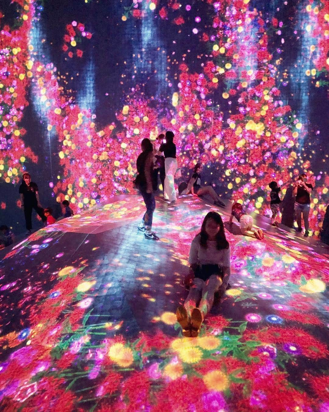 masayaさんのインスタグラム写真 - (masayaInstagram)「Digital Art Museum  teamLab Borderless Odaiba Tokyo チームラボボーダレス」7月20日 11時47分 - moonlightice