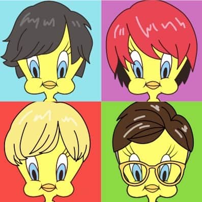 エイジのインスタグラム：「トゥイーティー×アバンティーズ  #コラボグッズ」