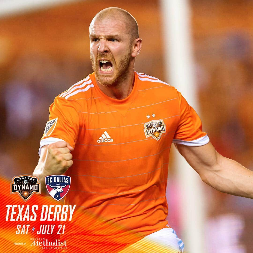 フィリップ・センデロスのインスタグラム：「Your support drives us.  See you on Saturday, HOUSTON !!!!. #TexasDerby #Htown @houstondynamo @mls」