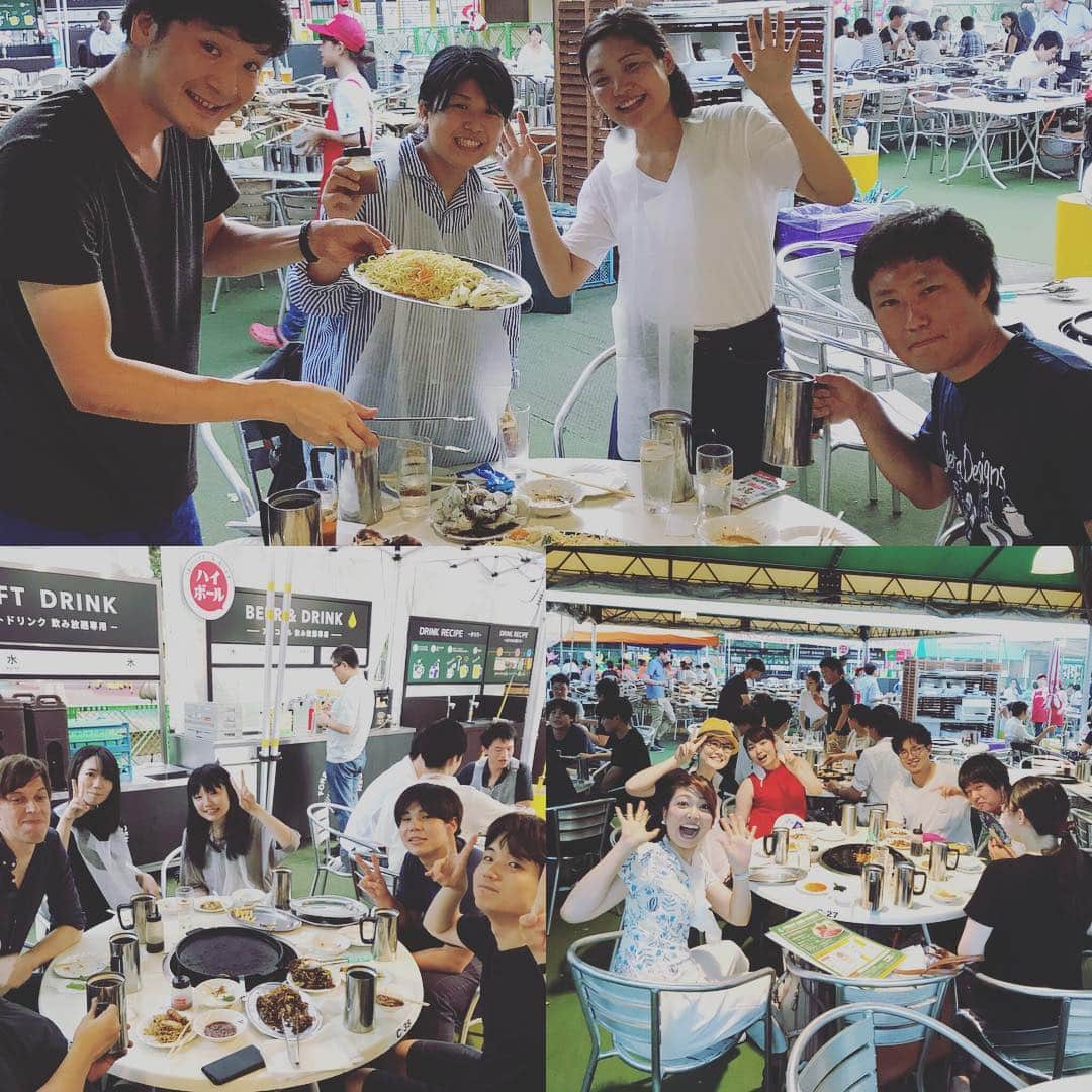 anagrams_partyのインスタグラム：「アナグラムバーベキュー2018 #念願の森のビアガーデン #アナグラム #anagrams #神宮外苑」