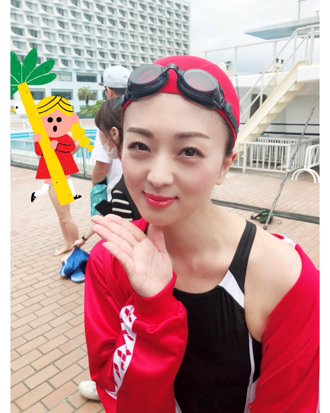 祥子さんのインスタグラム写真 - (祥子Instagram)「🏊‍♀️ ＊ 今夜放送されました💡 テレビ朝日系「ロンハー 水泳大会」見て下さってありがとうございました☺️🙏✨ ＊ またチャンスがあると信じて…💖 ＊ 鍛え直して、出直してきます💨 ＊ しかし、いい天気だったなぁ☀️ ＊ #仕事  #テレビ朝日  #ロンハー  #水泳大会  #2018  #本気で勝ちたかった  #鍛え直し #出直してきます  #ありがとうございました  #ヘアメイク #りーちゃん @risakayahara  #いつもありがとう 💄」7月20日 23時28分 - sho_ko.0413