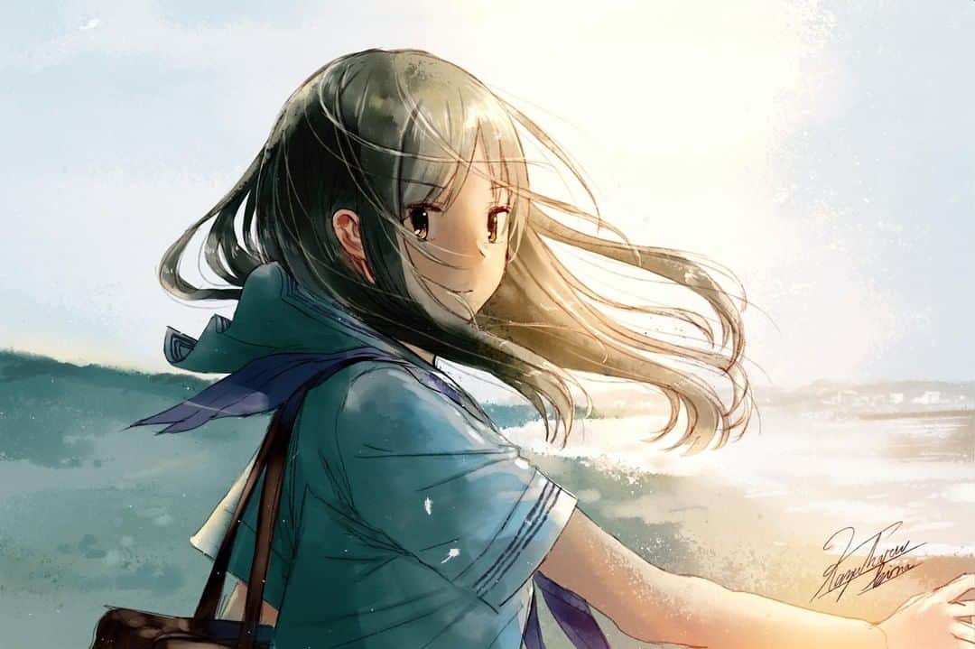 和遥キナさんのインスタグラム写真 和遥キナinstagram 桜雨 イラスト イラストレーター イラストグラム 4月9日 17時53分 Kazuharukina