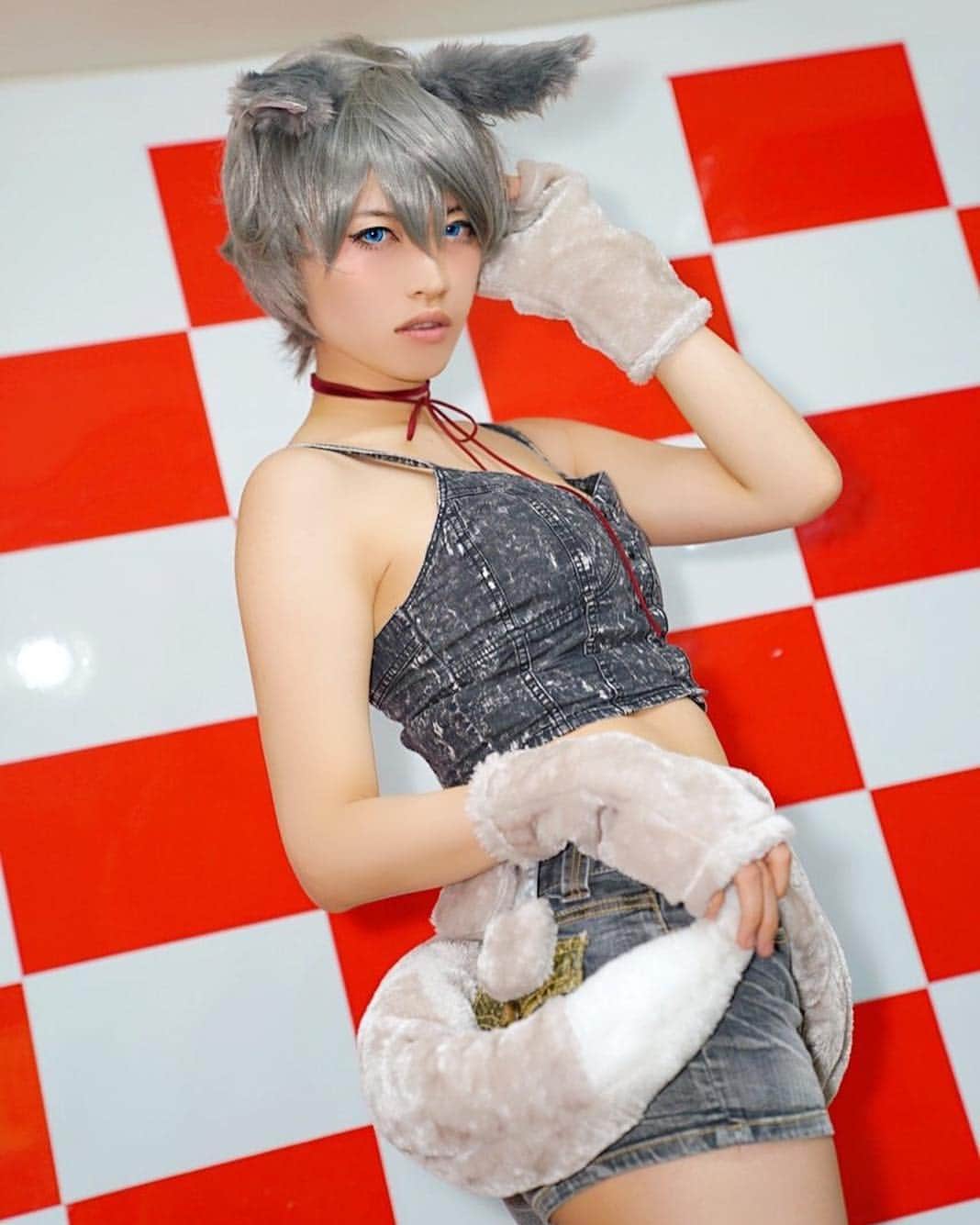 一色華月のインスタグラム：「#japanese #japan #コスプレ #コスプレイヤー #cosplay #cosplayer #model #モデル #被写体 #comics #anime #game #漫画 #アニメ #ゲーム #カメラマンさんと繋がりたい #コスプレイヤーさんと繋がりたい  #オリジナル #original #狼 #wolf」