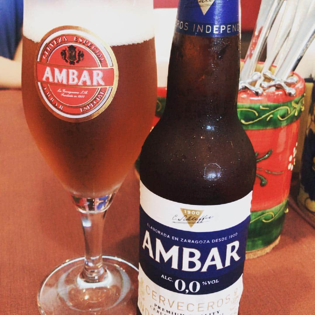 矢口真里さんのインスタグラム写真 - (矢口真里Instagram)「スペインのノンアルコールビールめっちゃ美味しい🍺✨ ・ ・ #AMBAR #ノンアルコールビール」7月22日 12時07分 - mariyaguchi_official