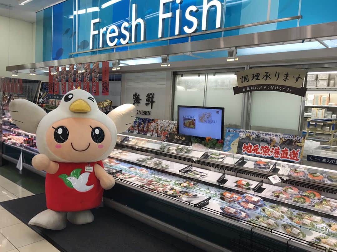 平和堂イメージキャラクター「はとっぴー」のグルメインスタ