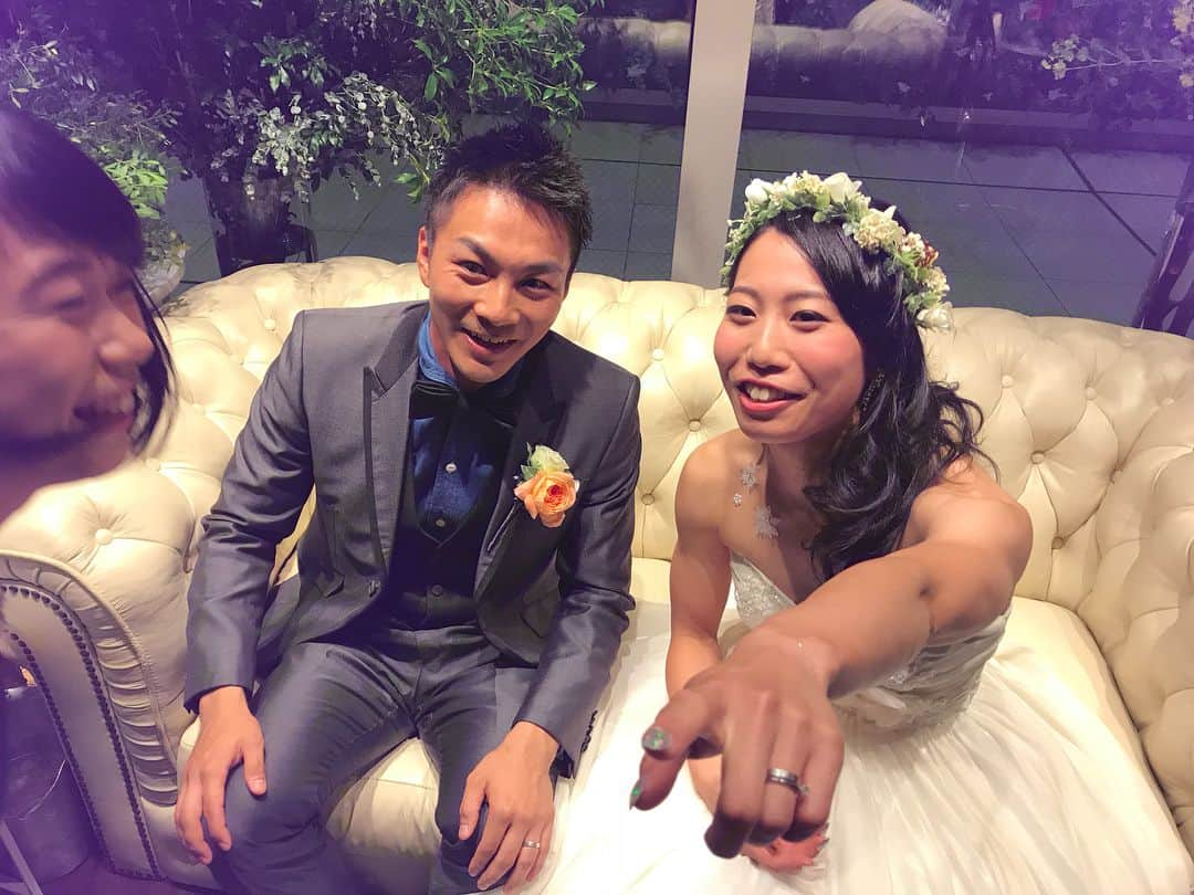 レンティング陽さんのインスタグラム写真 - (レンティング陽Instagram)「札幌で大学同級生の沙理の結婚式。花嫁にもろ被った写真になってしまってるけど、沙理おめでとう！！」7月22日 15時45分 - lennf7