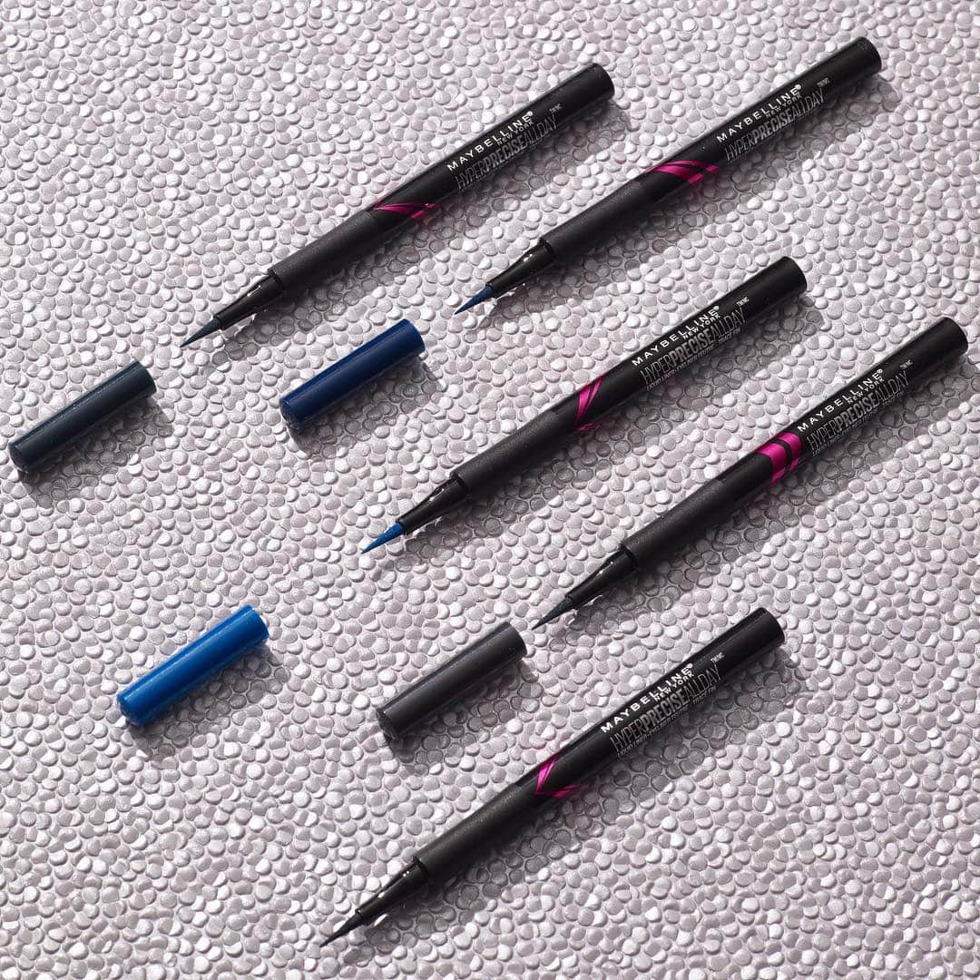 Maybelline New Yorkさんのインスタグラム写真 - (Maybelline New YorkInstagram)「Draw smooth, even lines with the new hyper precise all day liquid eyeliner. The precision tip and easy to control grip make it super easy to create the perfect wing!」7月22日 22時01分 - maybelline