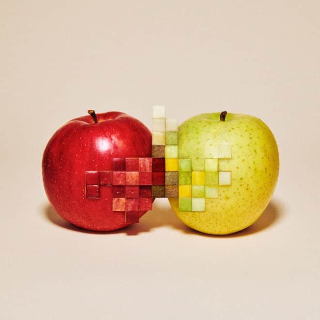 吉田ユニさんのインスタグラム写真 - (吉田ユニInstagram)「#apple #greenapple  #mozaik #fruits」7月22日 23時32分 - yuni_yoshida